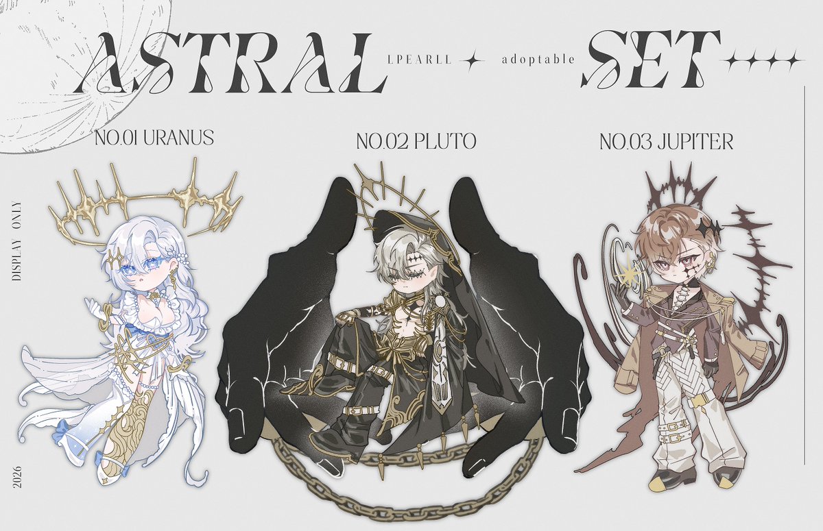 L_Pearll's tweet photo. ✦Shadow Hex✦

; Adoptable | The Jupiter $60

Available on Vgen

#adoptable #adopt #characterdesign #Vtuber #setprice #adoptableopen https://t.co/euDtjp4CCo