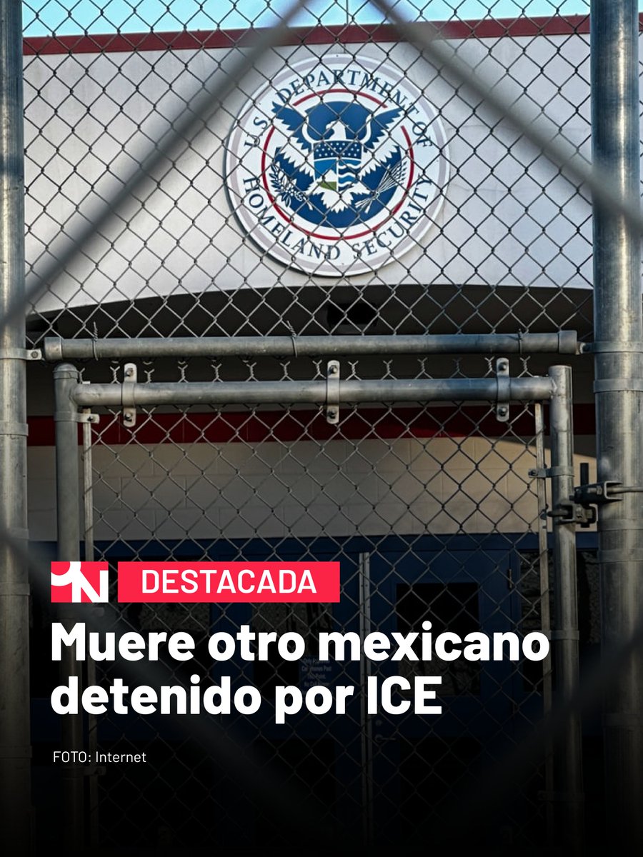 OnceNoticiasTV's tweet image. 🇺🇸 #AlMomento | La @SRE_mx informa la muerte de un mexicano bajo custodia de #ICE en Luisiana, #EUA. Hasta ahora, la causa del fallecimiento continúa bajo investigación.

El @GobiernoMX exige el esclarecimiento de los hechos y mayor vigilancia en los centros de detención. Además,