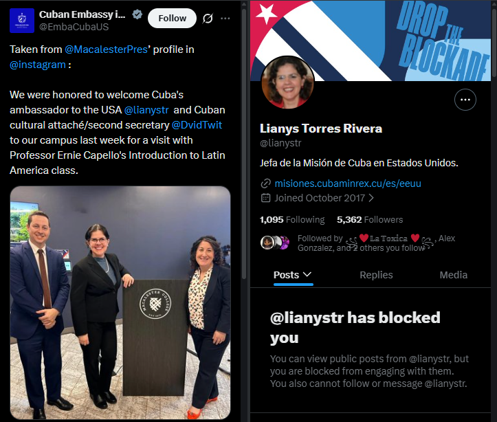 CUBANNAT0R's tweet image. This is #AmericaFirst to allow communist Cuba's Top Intel Chief from the Cuban embassy in DC to waltz into our universities? 
Cuba’s intel service remains laser focused on the US as its primary adversary and intelligence target using diplomatic immunity and we don't give a fuck!