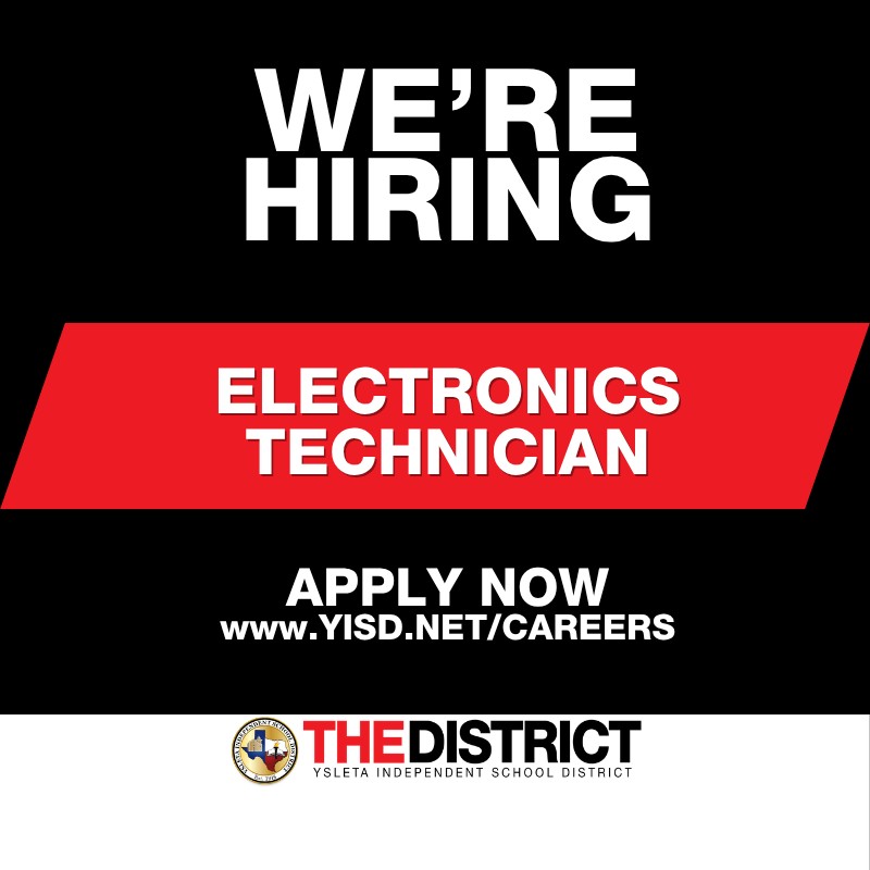 Ysleta_HR's tweet image. Join the YISD Family 📷📷#THEDistrict #THEDistrictofChampions 📷📷                                                                                                                     APPLY HERE:  bit.ly/3HUzaFz