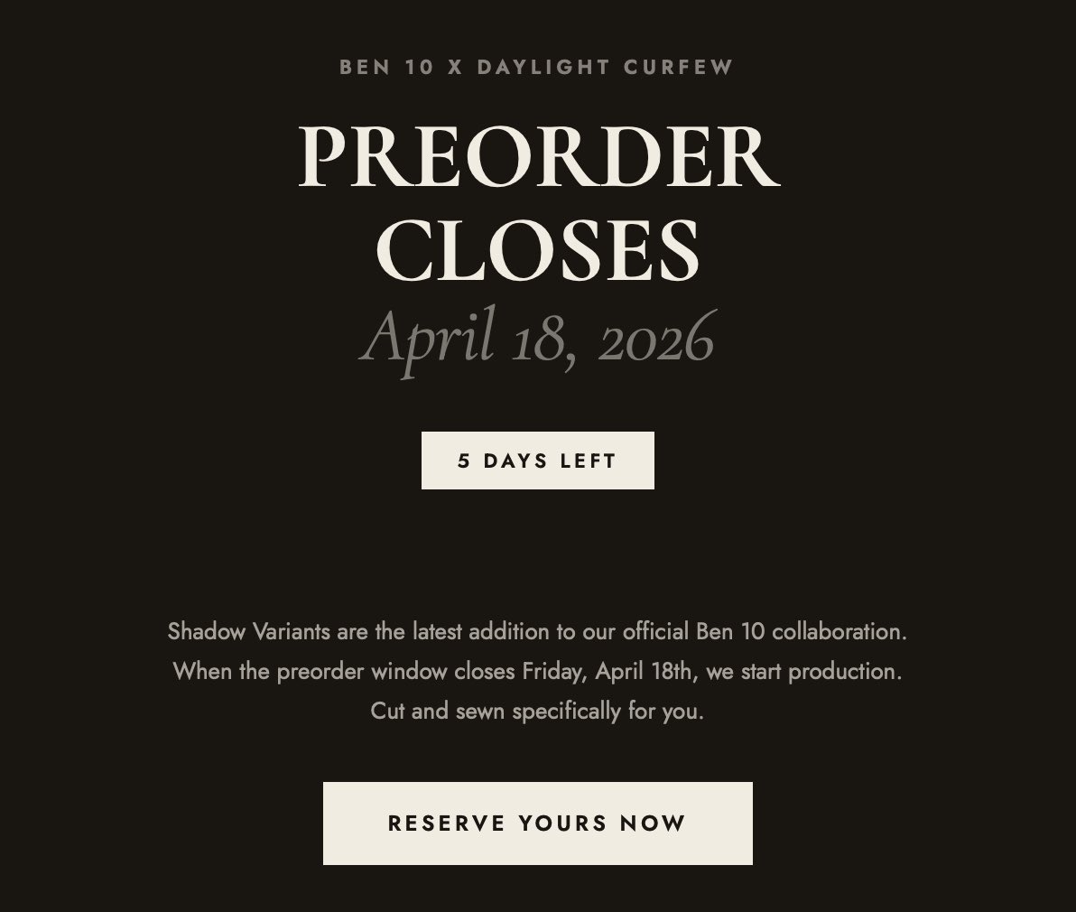 Daylight Curfew tweet media