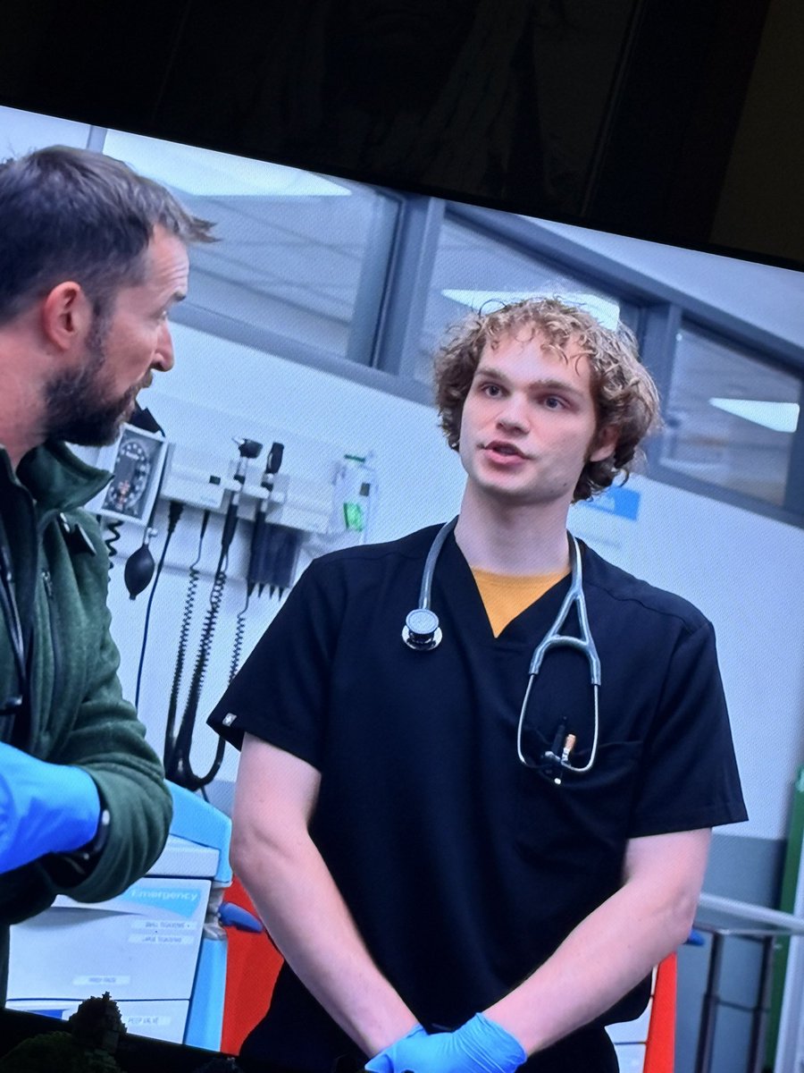 Absolutely binging the shit out of The Pitt, but everytime this Temu Ilya Rozanov comes on my screen I want to throw my TV