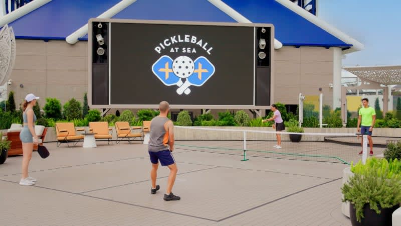 KarlKryczynski's tweet image. 🏓Get ready to serve up some fun on the Celebrity Beyond with pickleball at the stunning Rooftop Garden! 

Contact me today to book your adventure on the Celebrity Beyond! 📞🛳️ #CelebrityBeyond #Pickleball #ActiveAtSea  #bookcelebritycruises
