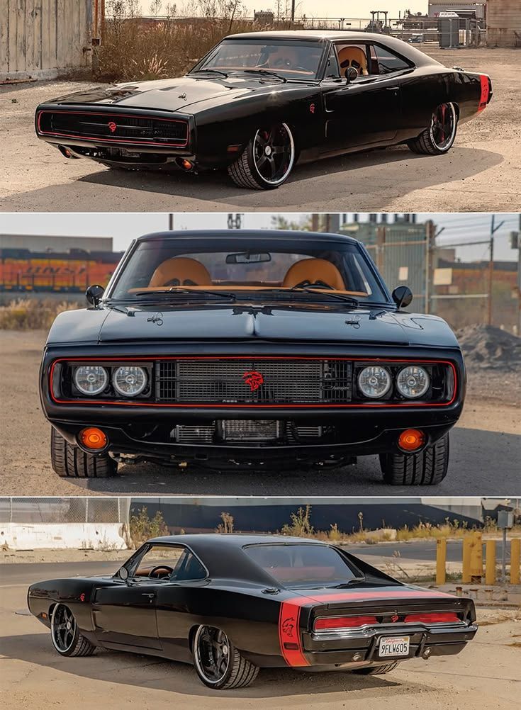 HappyMotorhead's tweet image. ~ Cool or Not? 
Hellcat-powered 1970 Dodge Charger — classic '70 lines with a modern supercharged 6.2L HEMI pushing 700+ hp, upgraded suspension and brakes for street reliability. Insane looks and brutal acceleration, but thirsty and not cheap. Cool or not? #Hellcat #ClassicCars