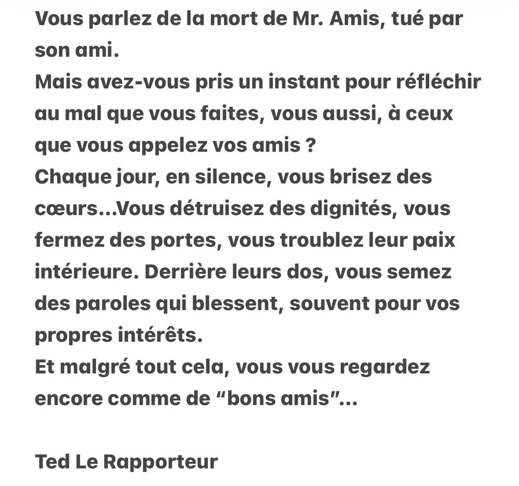 TedKizowa's tweet photo. Regardez au fond de vos cœurs…Car parfois, sans le savoir, on devient ce que l’on condamne🤲🏾 https://t.co/cRMX01C0xf