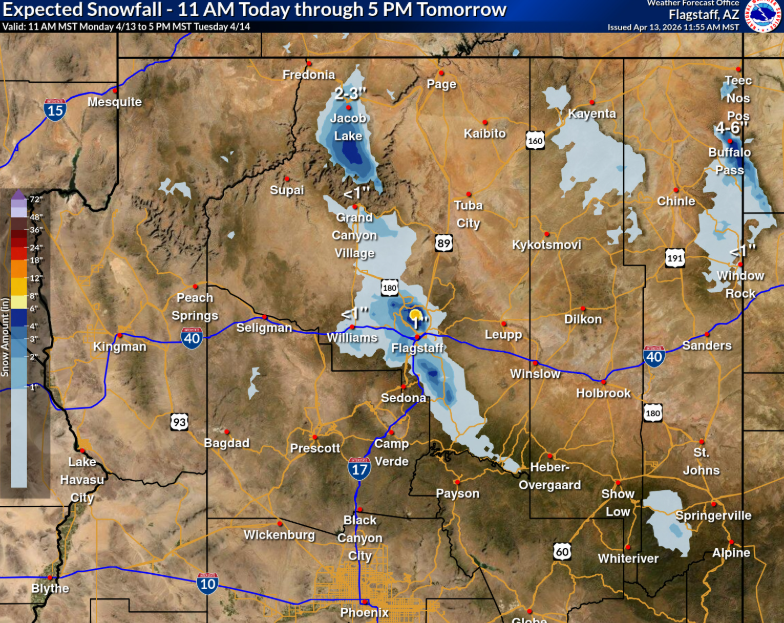 NWS Flagstaff tweet media
