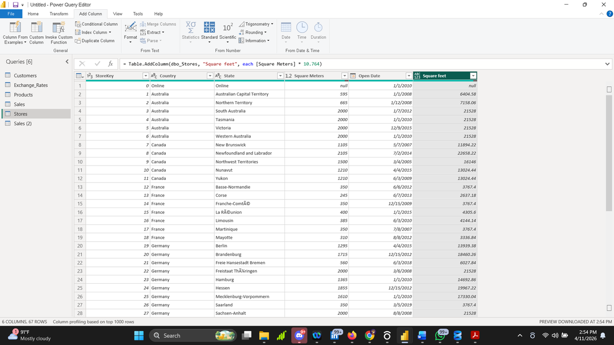 victhoremeka's tweet photo. Merging datasets was another big win 
Combining Sales and Customers unlocked a deeper insight I couldn’t see before. 
The growth from SQL to Power BI is real and sweet!

From writing queries…
To building structured, analysis-ready datasets
We move https://t.co/Ftu9IRGm8h
