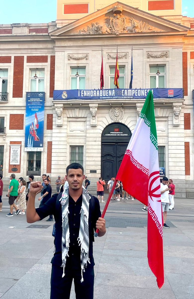 WesternSaharaQ's tweet image. Taleb Ali Salem, a key figure in the #Polisario’s #propaganda network in #Spain 🇪🇸, has openly declared his support to the Iranian regime. He recently went as far as publicly backing #Tehran and paying a formal visit to the Iranian ambassador in #Madrid.
When #Morocco 🇲🇦