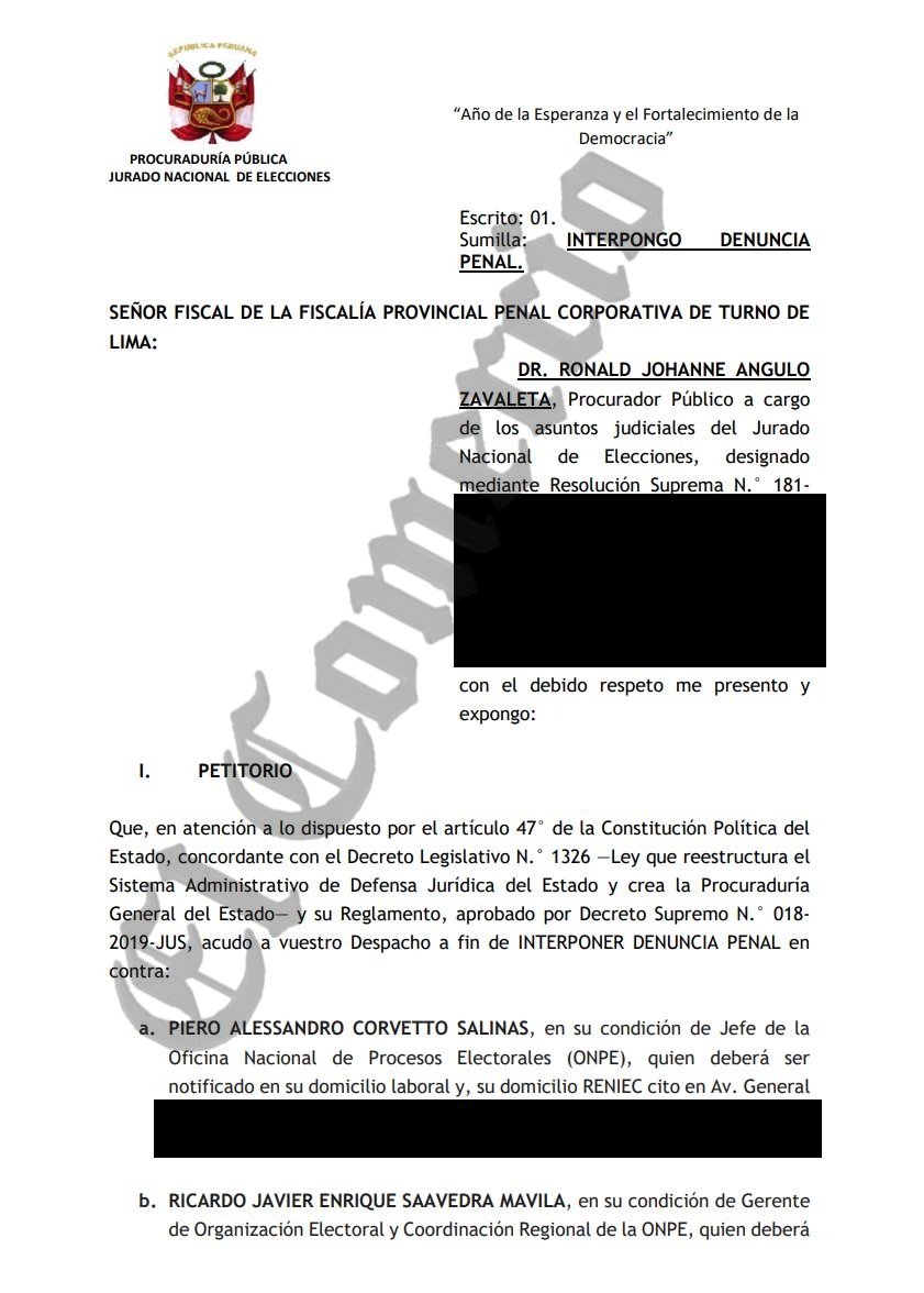 Política El Comercio tweet media