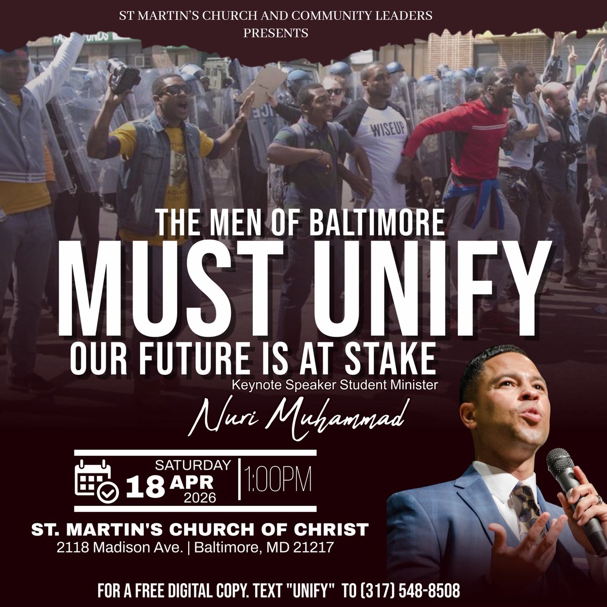 BrotherNuri's tweet photo. B A L T I M O R E‼️

We will be in your area this weekend!! 
In the area?  Join us!

Know someone that is?  Please invite them!! https://t.co/nOyWZNYF6f