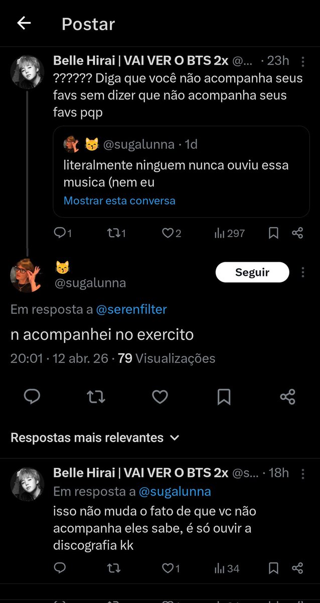 Belle Hirai | VAI VER O BTS 2x tweet media