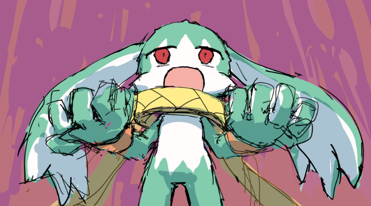 Noah_Solalunata's tweet photo. This was a discarded composition!

-It doesn’t feel battle-like
-The nuance might be a little off
-The pose feels a bit too obvious
-He starts to come across more as the King of Anger https://t.co/tKrjc39BGB