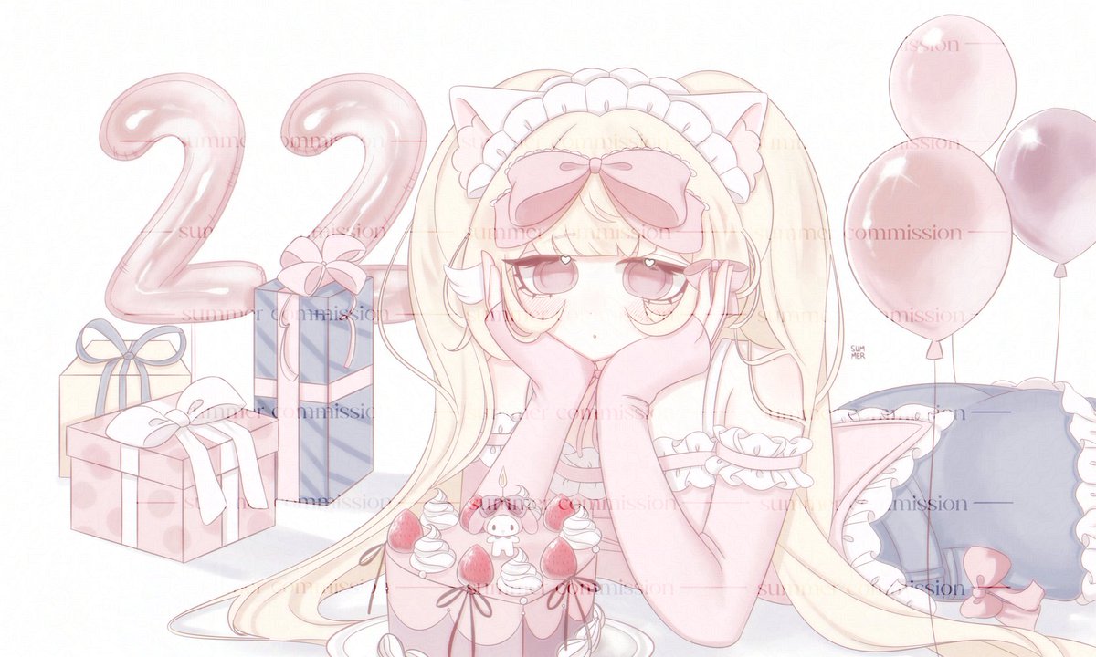 marisumeru's tweet photo. Happy birthday, dear! 🩷✨️ @unpurrs 
Thank you for your commission once again! 
#VGenComm https://t.co/RnT3HN3OHY