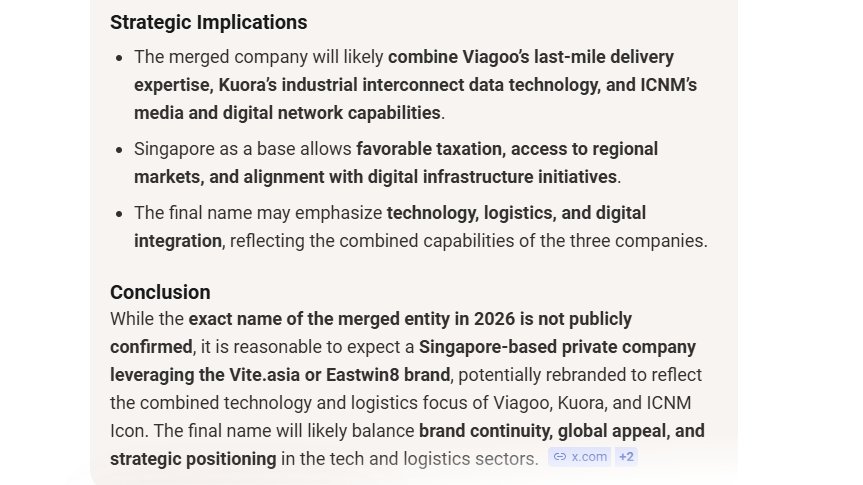$icnm these last couple of posts asked of AI can give mixed answers by the way it worded to AI. Waiting on the Circular or PR from the management to be more sure of these answers being given. 🤔🤔