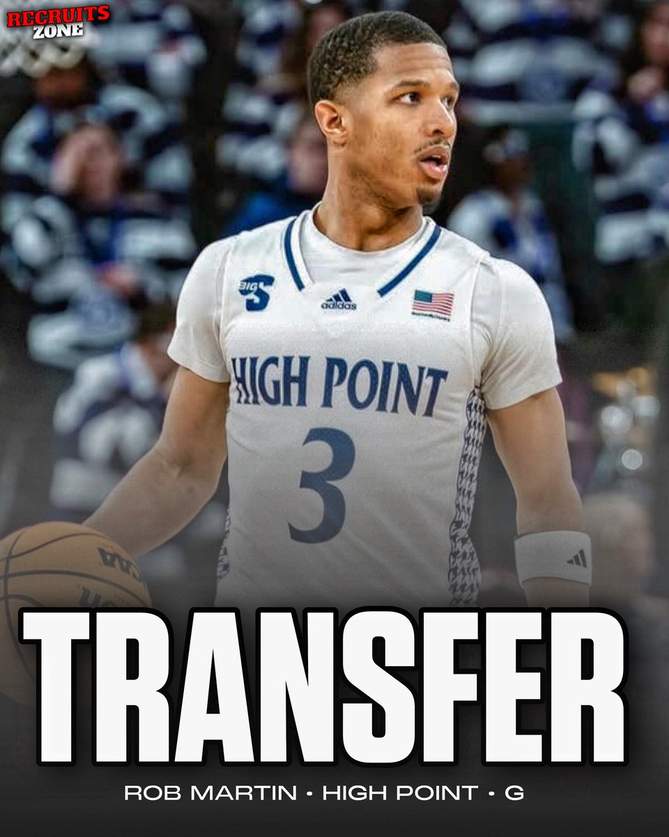 INFO: High Point star senior Rob Martin has entered the transfer portal and is seeking a waiver for an additional year, he tells me.

Huge portal entry. Averaged 16 PPG, 3.9 APG, &amp; 2 RPG this season. Also average 26 PPG through 3 games in the 25-26 NCAA Tournament, including a