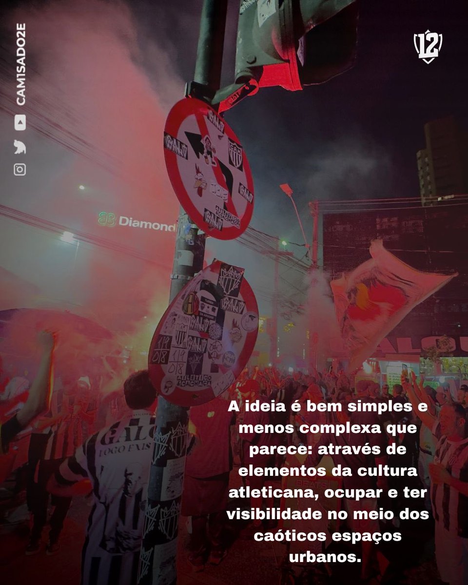 cam1sado2e's tweet photo. GALO NAS RUAS : conheça o movimento Stickers 1908, que leva o nome e as cores do Galo para as ruas de BH e do mundo. https://t.co/87WL4OjmgE