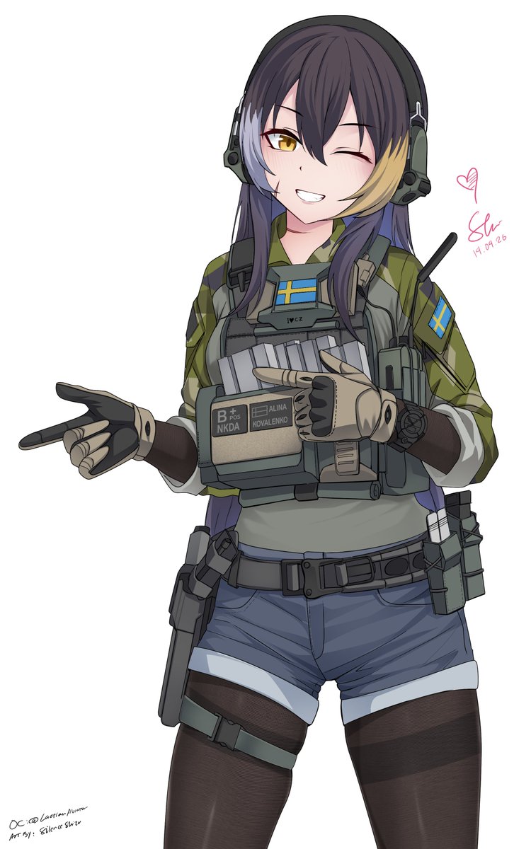 ShizudrawII's tweet photo. Must protect that smile at all costs!

Soft cel-shading practice
Inframe: Alina Kovalenko
OC: @LaotianAviator https://t.co/qOSRDqXNQ0