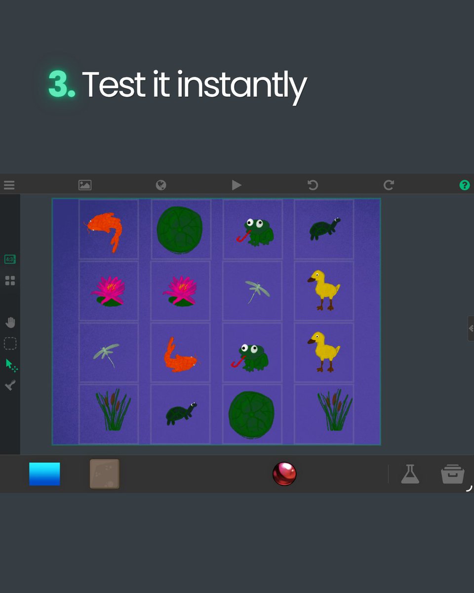Make Games on iPad tweet media
