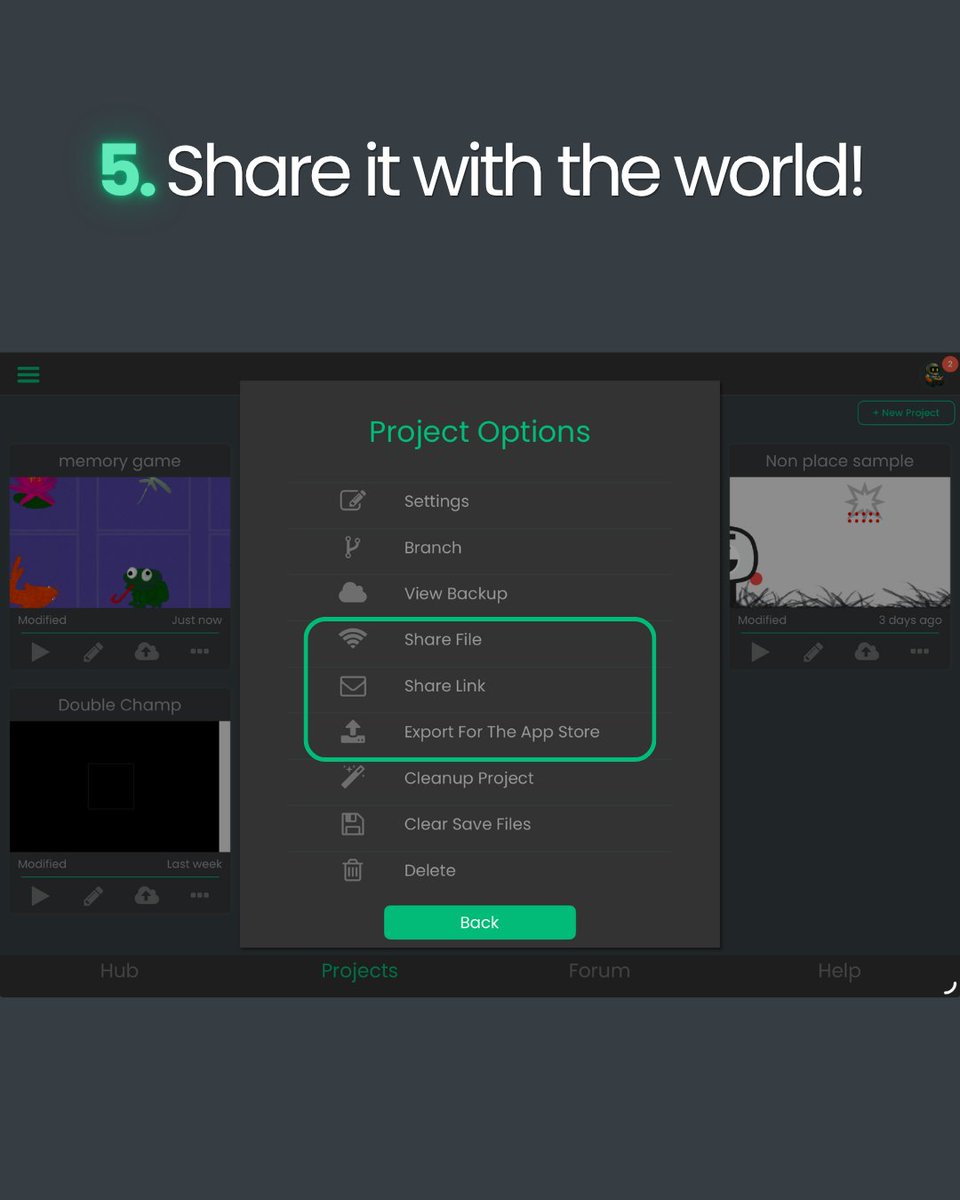 Make Games on iPad tweet media