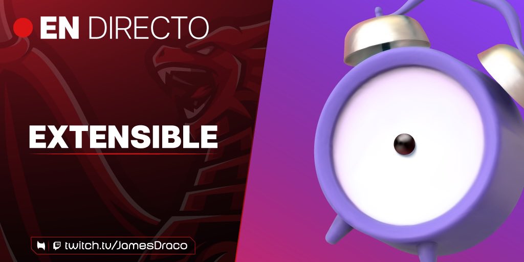 JamesDraco's tweet image. 🔴 EN DIRECTO | Especial
⌛️ Extensible: Día 8

🎮 Twitch: JamesDraco 🎮

#Twitch #TwitchStreamers #Fortnite #DeadbyDaylight