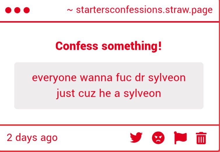 Starters Confessions (Open!) tweet media