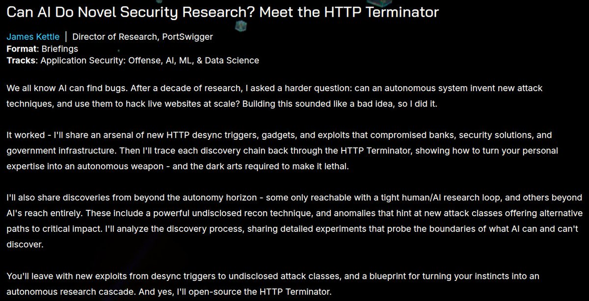 James Kettle tweet media