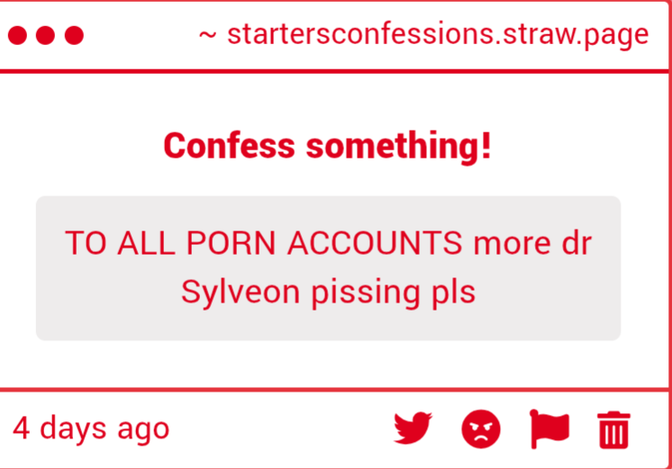 Starters Confessions (Open!) tweet media