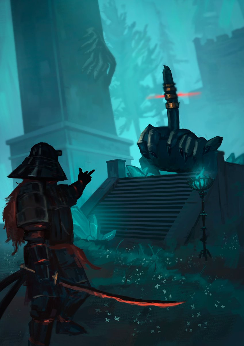 Emeraldgoblet's tweet photo. FromSoftware should add this gesture to their games.
#ELDENRING https://t.co/EQeYxYIDKq