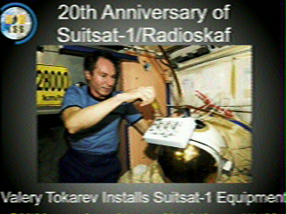 Ja3Tdw's tweet image. ISS SSTV 021:10 UTC pass over Japan. Got a very clear image. This is new to me. #ISS #ARISS #SSTV