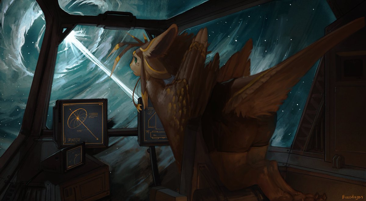 Brassdragon2's tweet photo. It's been a while! It's good to be back and posting. Here's an incredibly fun background with an amazing character for Retter on discord. https://t.co/2whEaXcG5D