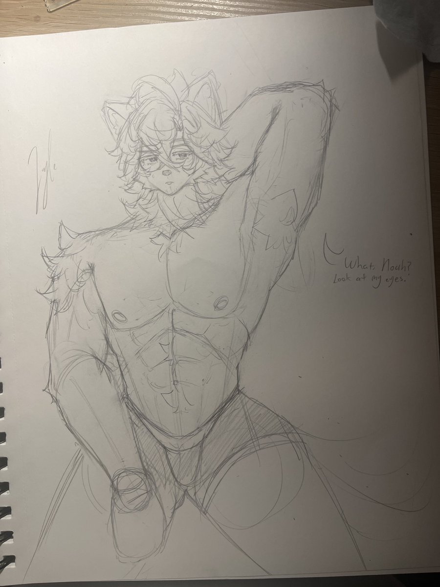 NikoVermo's tweet image. Lyle sketch