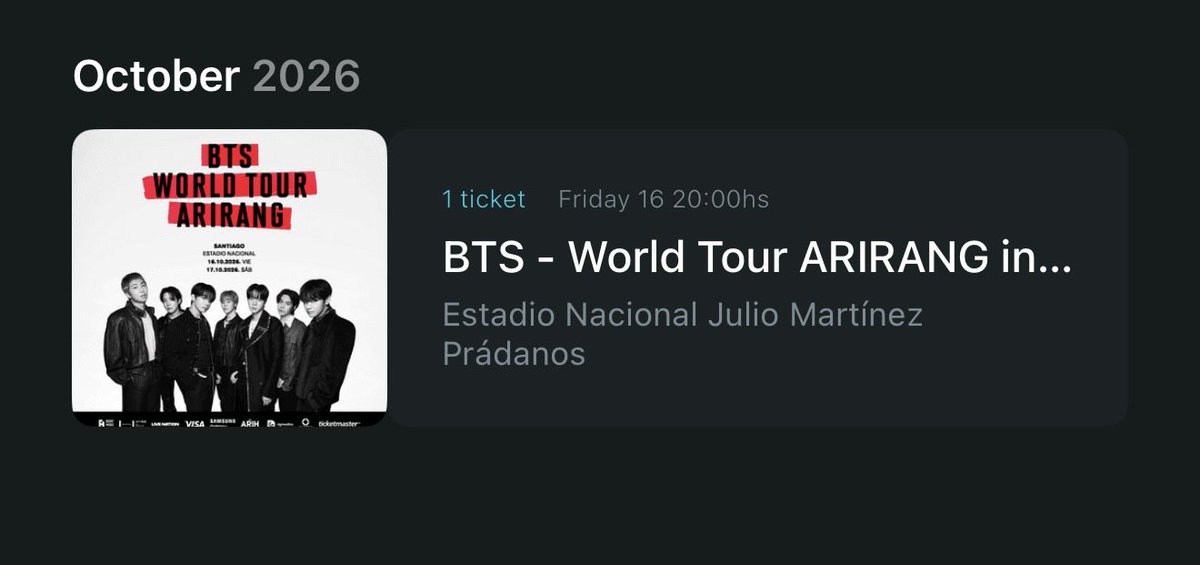 mayra jane VAI VER O BTS 🇨🇱 tweet media