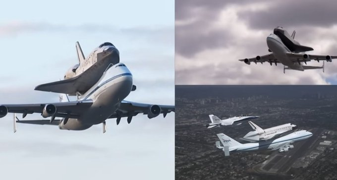 A spacecraft that never went to space. 🌀

NASA once flew a space shuttle… on top of a Boeing 747. ✈️🚀

In the late 1970s, they built a prototype called Enterprise to figure out how the shuttle would land. 

They'd carry it into the sky… then release it mid-air.

No engines.