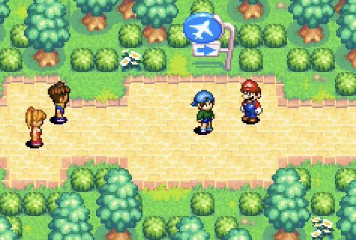 I know this tweet says series, but it reminds me of how Mario Tennis Power Tour has an adventure mode where you don’t get to meet Mario until you’re close to finishing the game.