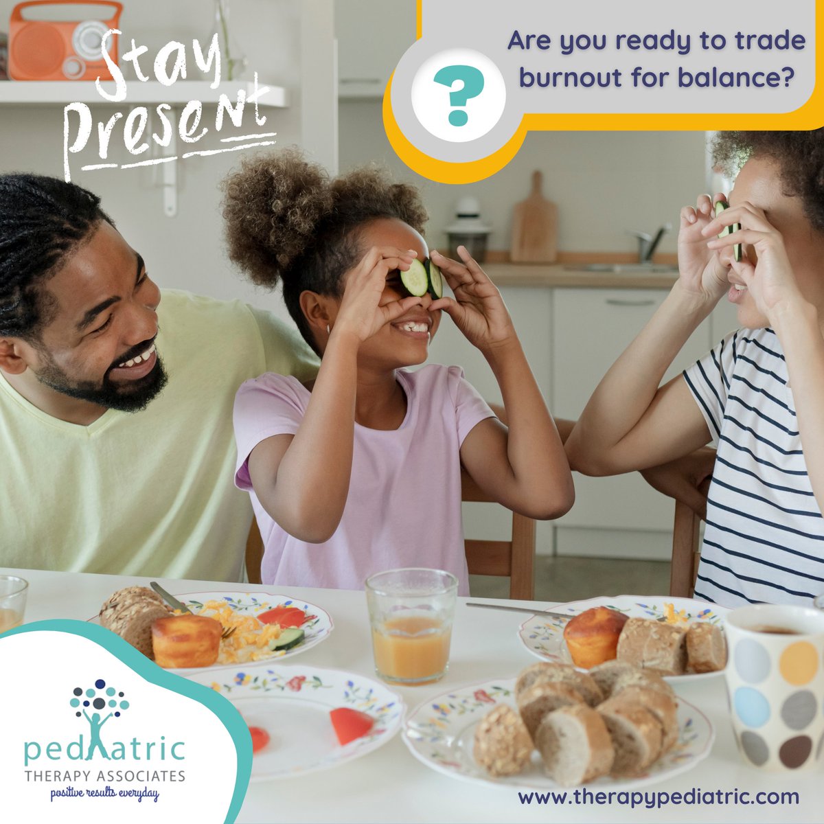 set_connect's tweet image. Does your current role respect your expertise AND your family time? ❤️

At Pediatric Therapy Associates, we’re hiring OTs, SLPs, and PTs who are ready to trade burnout for balance. Start your journey with a team that truly connects.

Visit therapypediatric.com

#JoinOurTeam