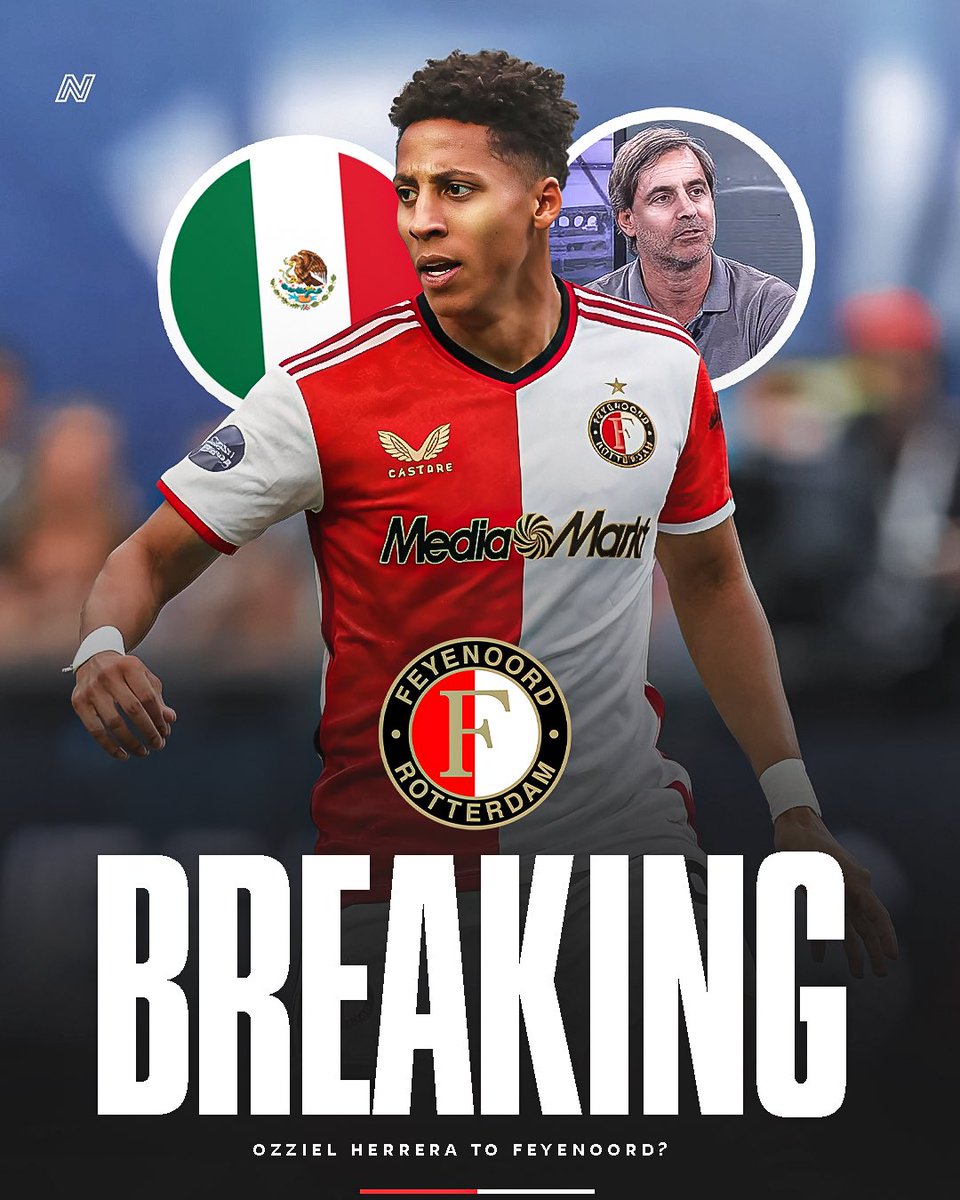 Feyenoord are targeting Mexican winger Ozziel Herrera for the upcoming transfer window.

The 24-year-old currently plays for Tigres UANL and has been on the radar as a potential attacking reinforcement.

👀 Today, Matías Bunge was spotted alongside Gerardo Torrado at the club’s