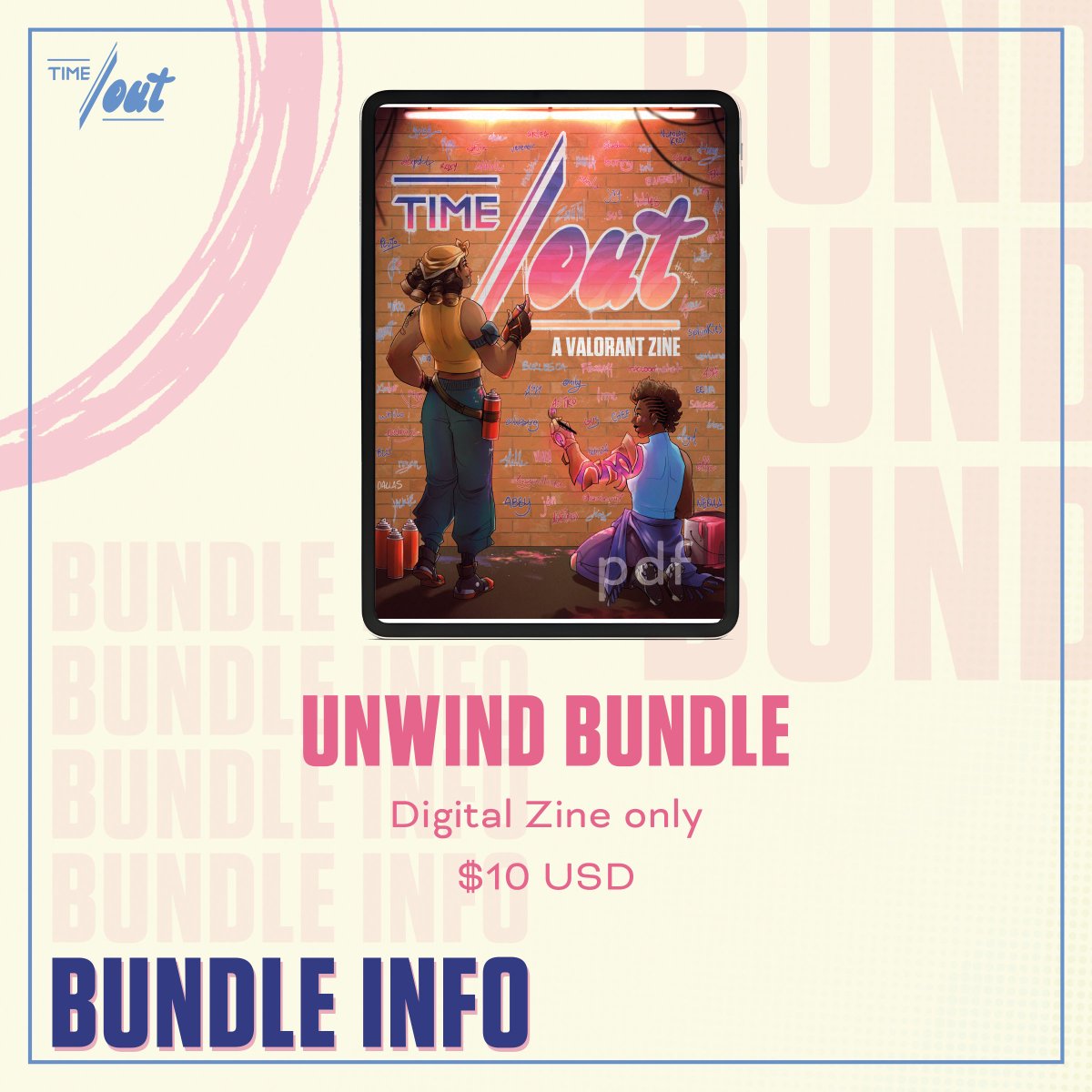 Wow, just five days left till we'll start accepting orders. To start prepping you for our opening date: We have the digital zine for just 10 dollars! 276 pages of illustration and writing featuring agents up to Iso, 80+ artists and writers...all for the Healthy Gamer Foundation🪷