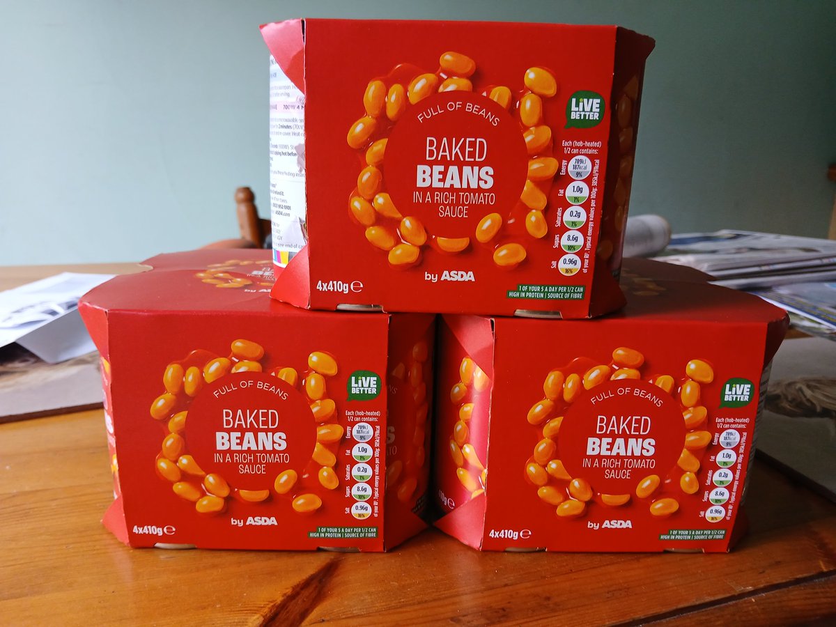 4peatssake2's tweet image. Delighted .@AsdaServiceTeam have ditched the plastic wrapping on their packs of beans 👍
#DitchPasticWrapping #Plastic #Pollution #Recycle