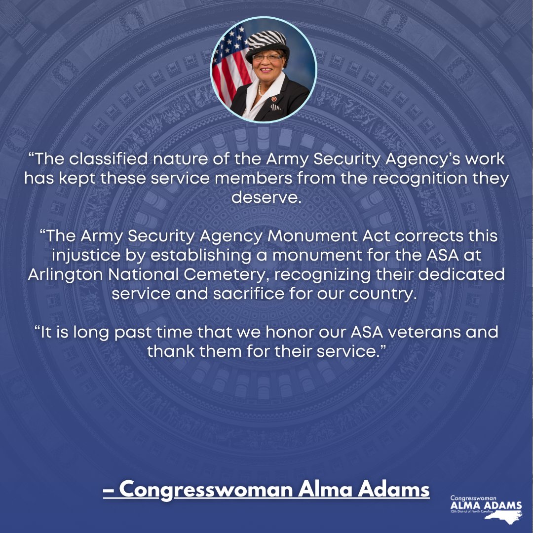 Rep. Alma S. Adams, Ph.D. tweet media