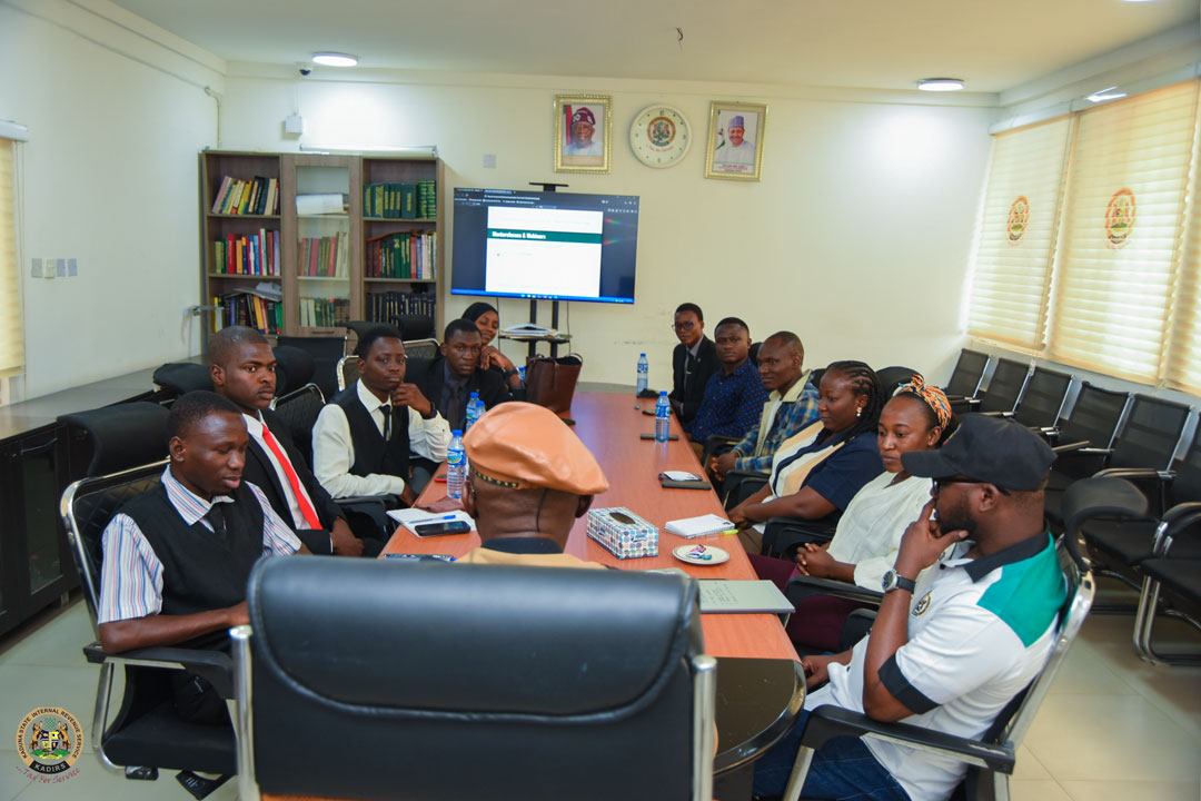 kadirsgovng's tweet photo. ABU TAX CLUB PAYS COURTESY VISIT TO KADIRS CHAIRMAN, STRENGTHENS COLLABORATION ON TAX REFORMS

The Tax Club of Ahmadu Bello University (ABU) paid a courtesy visit on 9th April, 2026 to the Executive Chairman of the Kaduna State Internal Revenue Service (@kadirsgovng), Comrade @jerryadams225, FCTI, FNIM, FCE, CNA, to promote institutional collaboration and professional engagement. The delegation was received by the Chairman alongside the Executive Director, Revenue Operations, Dr. Muhammad Lawal.

During the visit, the newly elected executives of the Tax Club formally introduced their leadership and presented their administrative blueprint. They also submitted a proposal on NTS 3.0, demonstrating their commitment to contributing to the growth and development of Nigeria’s tax system.

The students expressed appreciation for the warm reception, hospitality, and the opportunity to engage with KADIRS management. They described the insights gained during the visit as valuable to their academic and professional development.

The delegation commended the Executive Chairman for his leadership and support for young professionals, noting his openness to collaboration and mentorship. Both parties expressed optimism about building a strong and mutually beneficial relationship to advance tax education and reforms in Nigeria.

Signed:
Zakari Jamilu Muhammad, anipr. 
Head Corporate Communication. 
13th April, 2026.