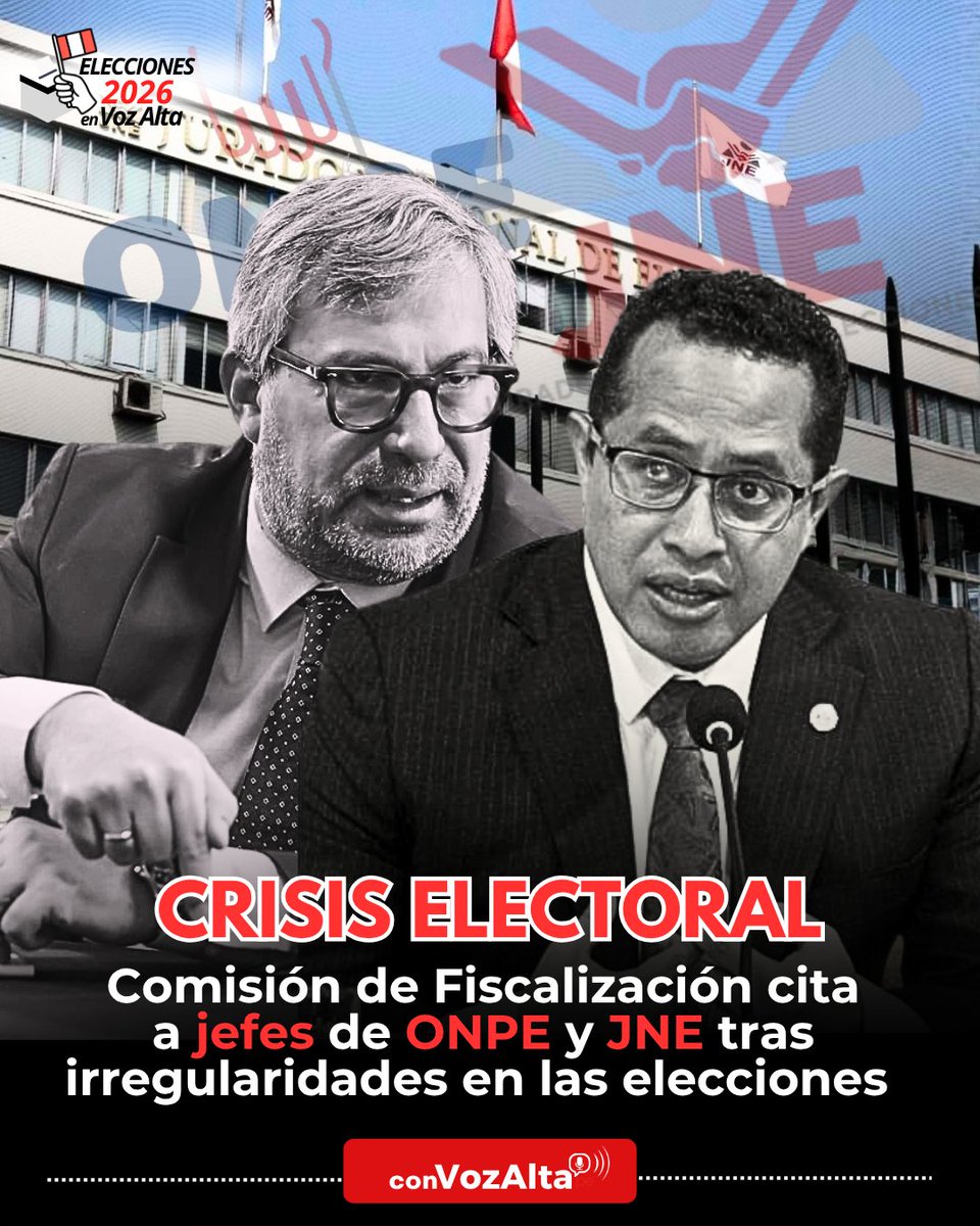 Pfranccescaoc's tweet photo. Momento de rendir explicaciones. Veremos qué pasa en las siguientes horas, tras la citación de los jefes de  ONPE Y JNE. Esto se pudo prevenir, pero es evidente la desgracia de nuestro corrupto sistema electoral. El Perú está siendo burlado otra vez. #EleccionesPerú2026 https://t.co/uZgRPGn1lF