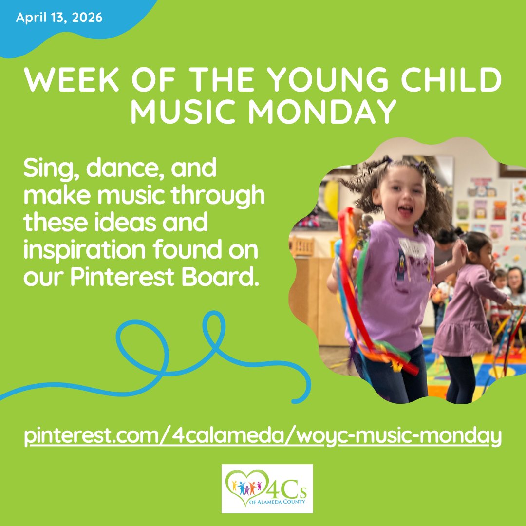 4CsofAlamedaCty's tweet image. For #weekoftheyoungchild's Music Monday, we put together ideas on Pinterest that focus on active, hands-on musical engagement for young learners, including DIY instruments (shakers and drums). Get inspired and have a music session by visiting pinterest.com/4calameda/woyc….