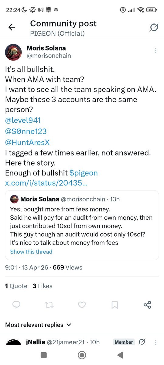 Moris Solana tweet media