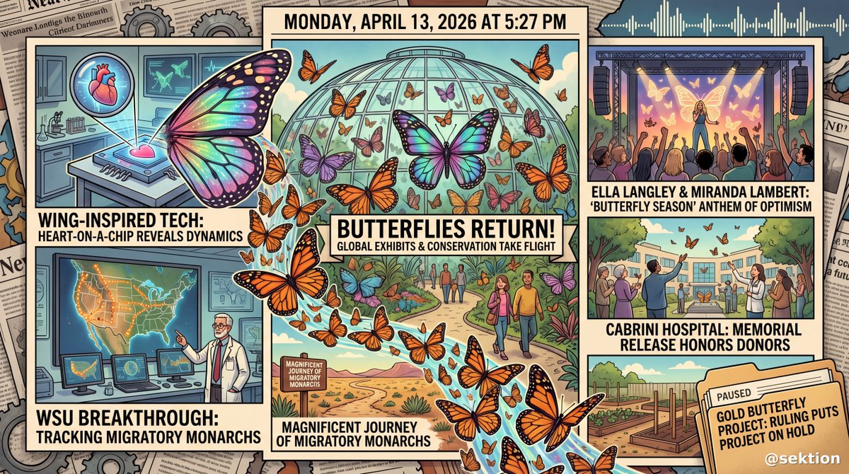 sektion's tweet photo. Everyone’s marveling at butterfly gardens, exhibits and tech, but the real test is whether we protect the wild wings fluttering quietly beyond the ticket booth. https://t.co/EbGL2MMYig