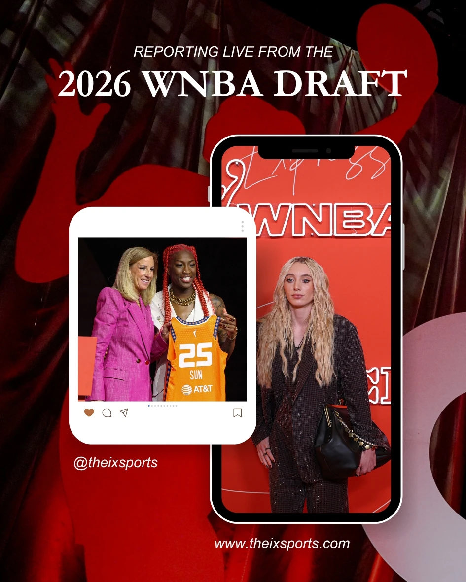 TheIXSports's tweet image. You're not gonna want to miss this! We are live and on the scene at the 2026 WNBA Draft. Coverage has already begun, and it's only going to heat up from here! 

Check us out on Instagram and Tiktok @theixsports or at theixsports.com 

#WNBA #WNBADraft #WBB