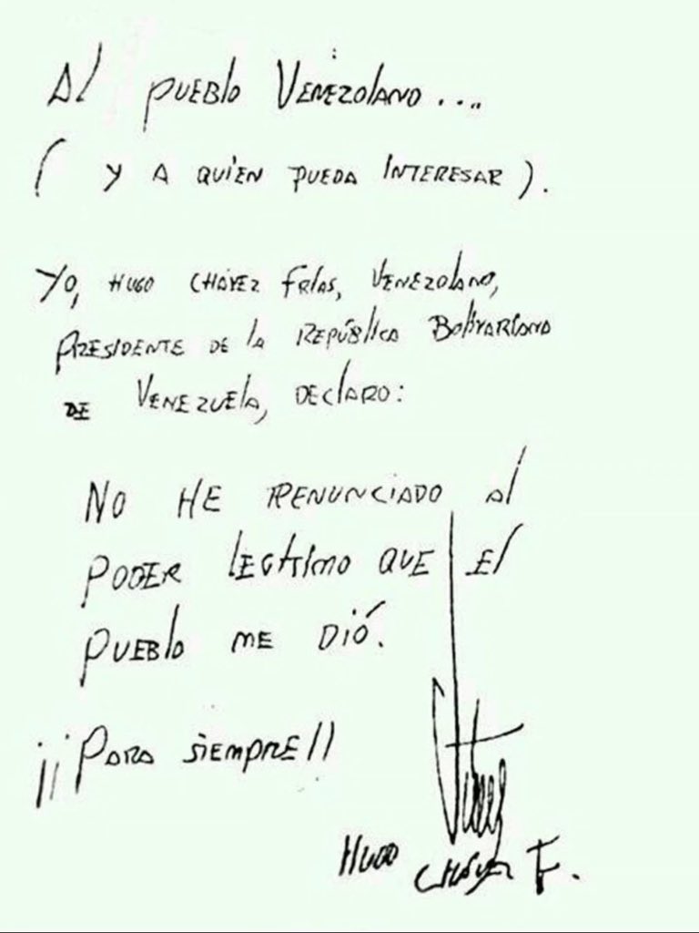 13 Abril día en que se venció a la contra revolución y al golpismo . #ChavezSiempreChavez