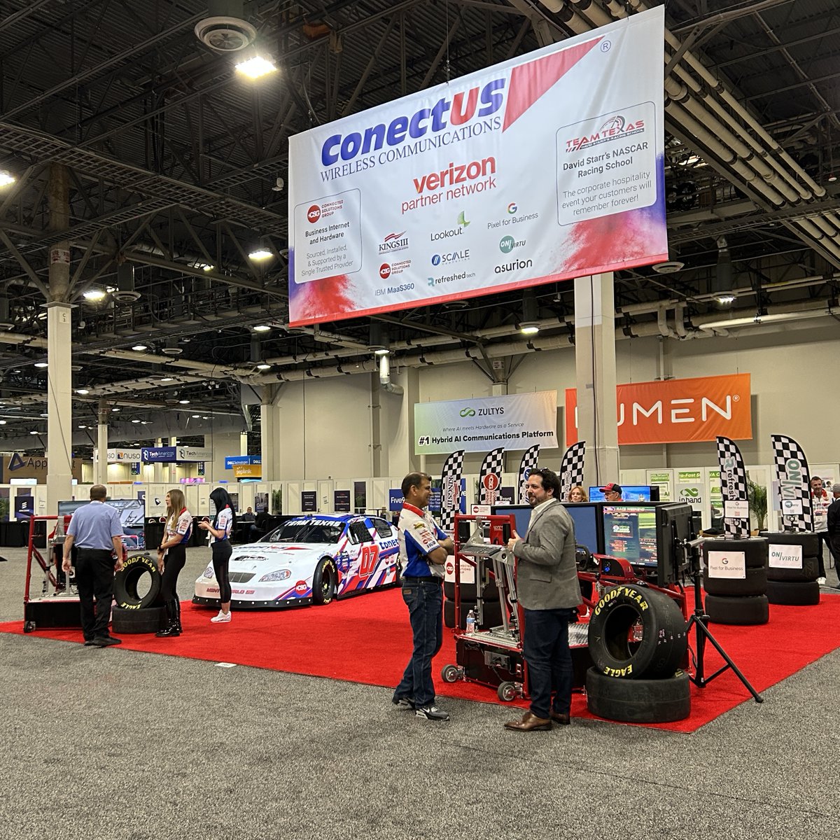 MyConectUS's tweet image. The Channel Partners Expo is here, and we’re all set! 🏁

Step into the NASCAR Experience at Booth 101 and connect with the ConectUS Wireless team.

See you on the showroom floor.

#DigitalAgentProgram #CPNzone #CPExpo #ChannelPartnersExpo #CPExpo26