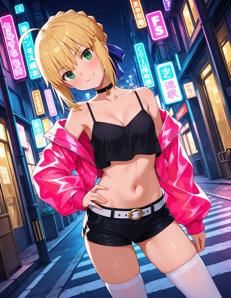 Elryusam's tweet image. #Saber #IAart #IAgenerated #FateStayNight #Arturia