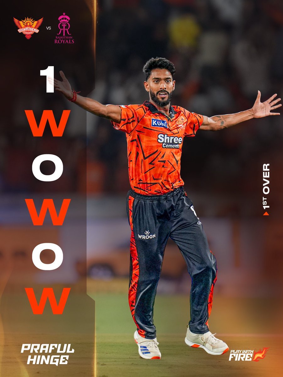 Leo04G's tweet photo. #SRHvsRR
Eazy lay RRπ°π°
This one for the bowling fans from Praful Hinge and team
#Extendedweekend #Ipl #SRH #Win #Eazy https://t.co/ossypp5bgK