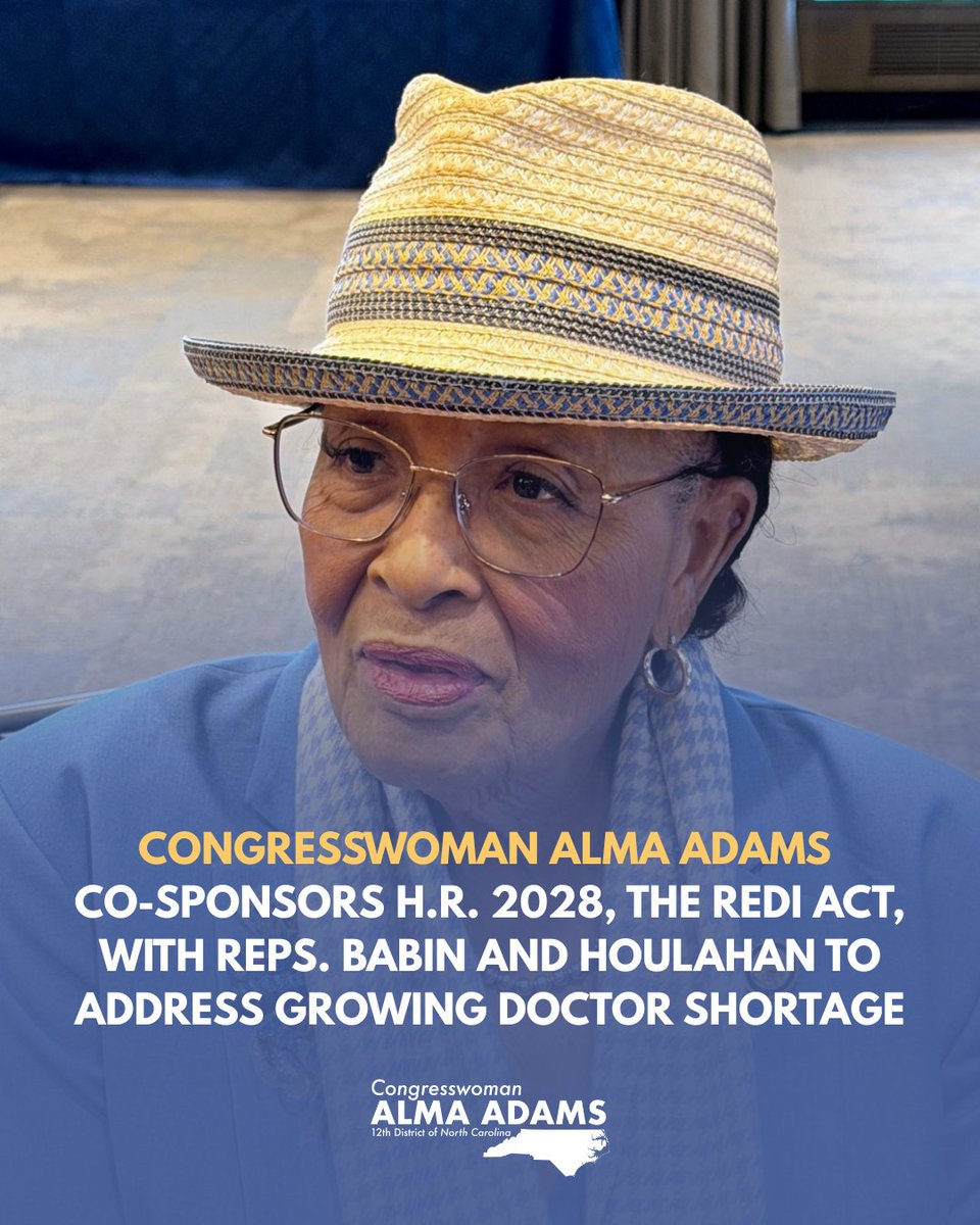 Rep. Alma S. Adams, Ph.D. tweet media
